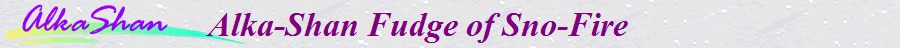 Alka-Shan Fudge of Sno-Fire        