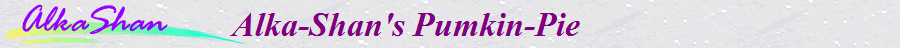 Alka-Shan's Pumkin-Pie           